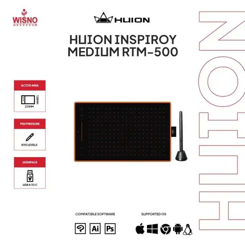 Pen Tablet Huion RTM 500