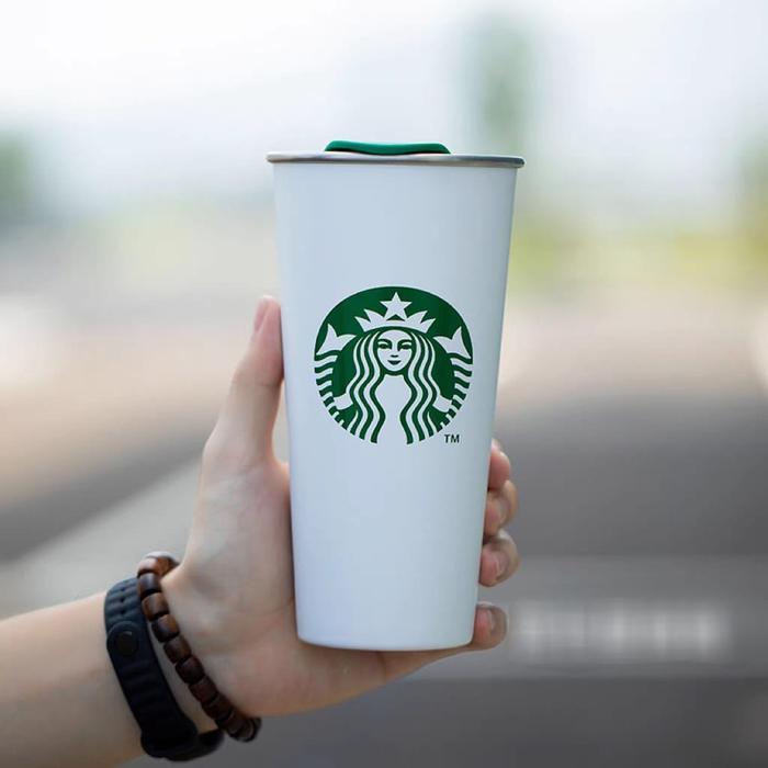 TUMBLER STARBUCKS BOTOL MINUM GELAS KACA DENGAN SEDOTAN - EMERLAD GREE