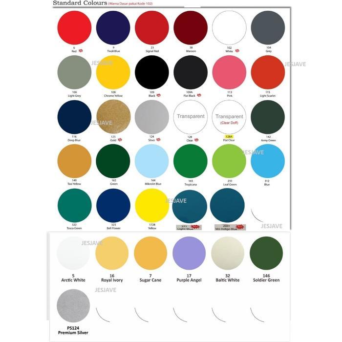 Pilox Pilok Samurai Paint Paket Ekonomis 3 Kaleng Paket Hemat 3 pcs x 400ml (Paket Hitam Glossy,