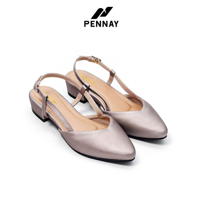 Donatello - Sepatu Sandal Wanita Mules Heels Calista Hak 3 Cm