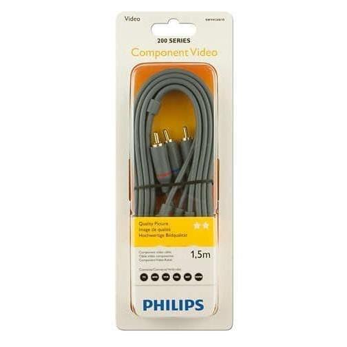 Kabel Component Video YPbPr PHILIPS 1.5M SWV4126S/10 / 3 Rca to 3 Rca