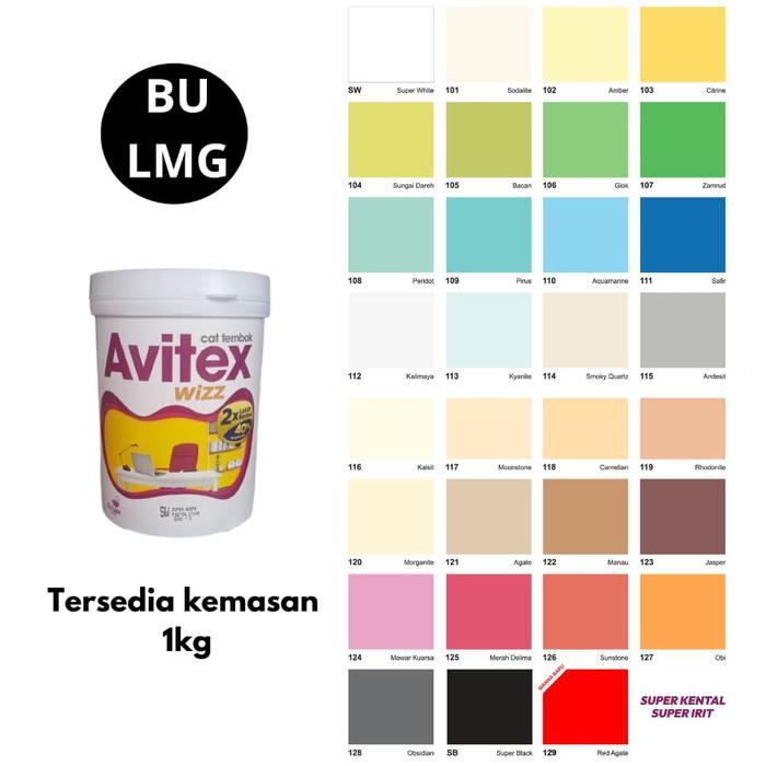 PROMO Cat Tembok Avitex Wizz 1 Kg Interior - Avitex Cat Tembok 1 Kg Premium - Cat Tembok 1 Kg