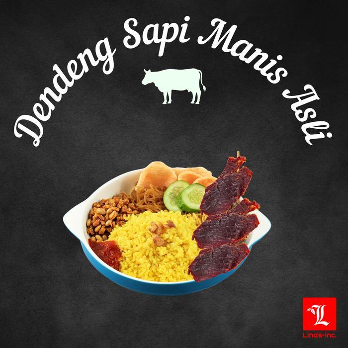 "New" Dendeng Lulur Sapi Asli Manis Cap Tegal - 100% Halal - Mutu Terjam Makanan Kering Food