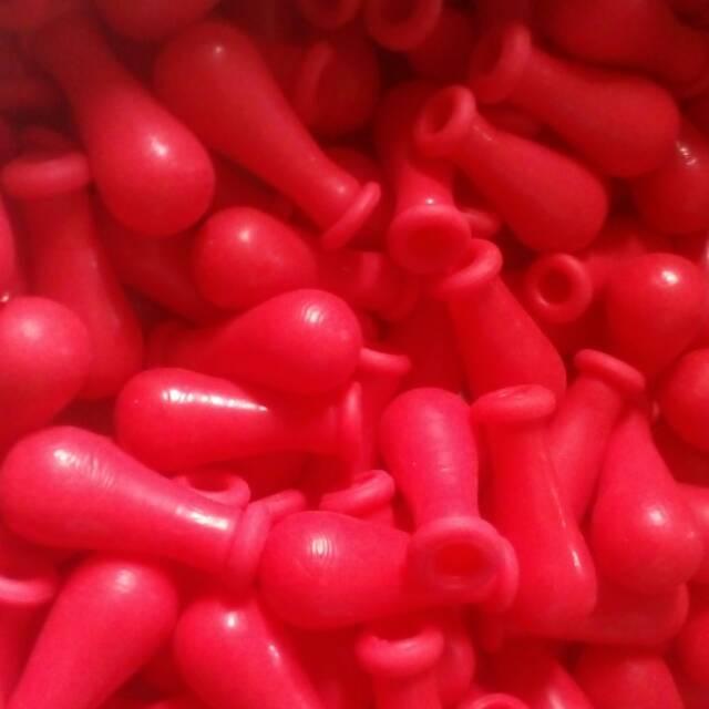 KARET MERAH UNTUK PIPET TETES ISI 100PCS