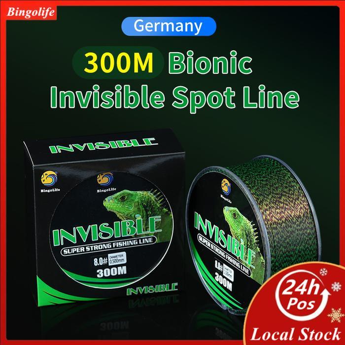 Maguro Fishing - Bingolife Garis Pancing 300M Nilon Senar Titik Tak Terlihat Garis Fish