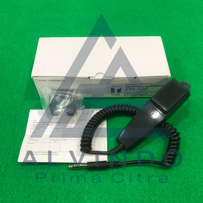 Toa Zm-222 (Emergency Mic / Mic Paging / Zm 222)