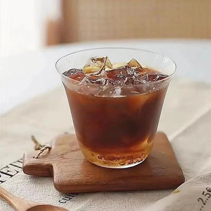 Gelas Es Kopi Aesthetic Kaca Kecil Gelas Cafe Mini Teh Susu Estetik