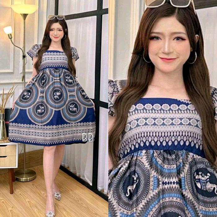 TERLARIS DRESS BALI MOZA TALI / DASTER MOZA SINGLET / DRESS MOZA RAYON SUPER (PILIH MOTIF) - BUMIL