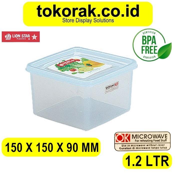 SEALWARE SEGI NATURAL B47 PT3 LION STAR B 47 PT 3 KOTAK MAKAN PLASTIK 1200 ML TOPLES PENYIMPANAN