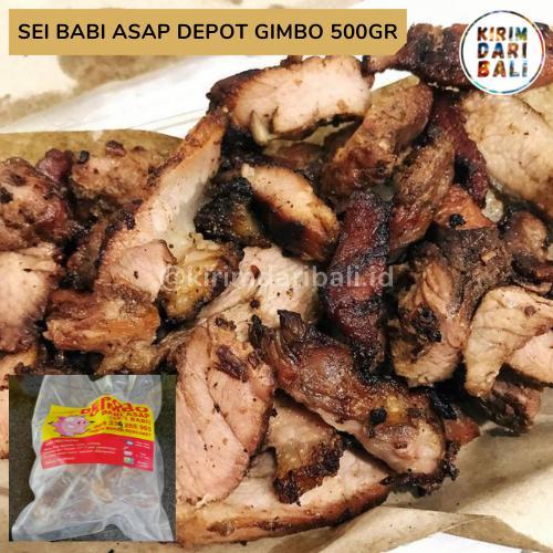 Depot Gimbo Sei Babi Asap 500gr / Jastip Makanan Bali