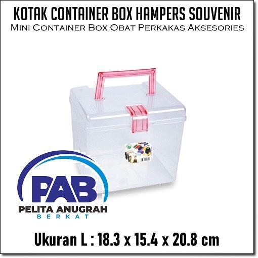 Kotak Souvenir Hampers Ulang Tahun Kotak Container Box Mini Kotak Multifungsi Ukuran L - 3 liter