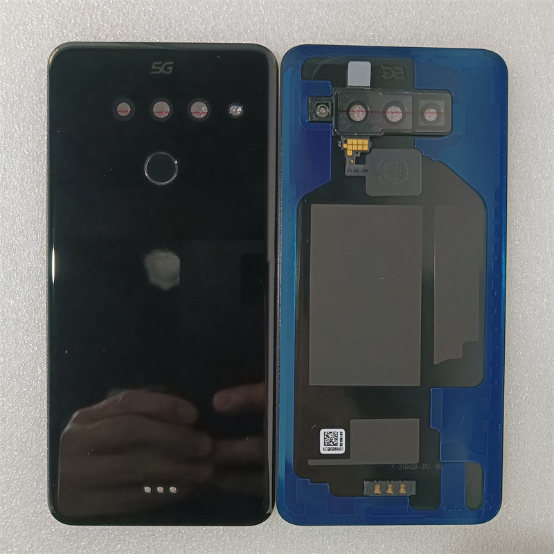 Battery Door For LG V50 ThinQ 5G Back Glass Housing Cover Repair Parts V50 Dual Screen + Fingerprint