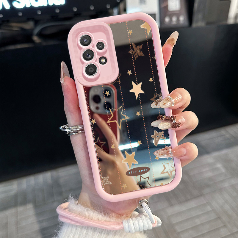 Casing Hp untuk Samsung Galaxy A52 4G A52 5G A52s 5G A53 5G A23 4G A23 5G Case Casing bintang pola S