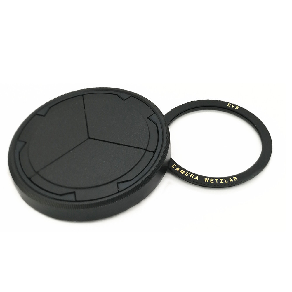 Auto Lens Cap Cover / UV Lens Filter for Leica D-LUX7 D-LUX8 DLUX7 DLUX8 D LUX7 LUX8 D-LUX 7 8 D7 D8