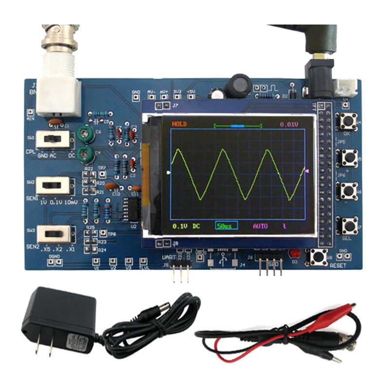 DSO138 Digital Oscilloscope Kit Electronic DIY Compatible STM32F103C8T6 Single Chip Microcomputer