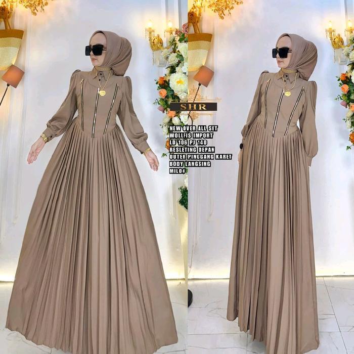 NewReady Overall Zipper Set In 100%Ori Shr Terpercaya