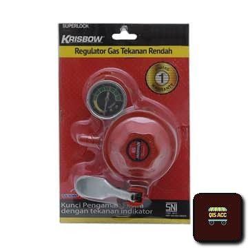 Krisbow - Regulator Gas Lpg Superlock - Merah