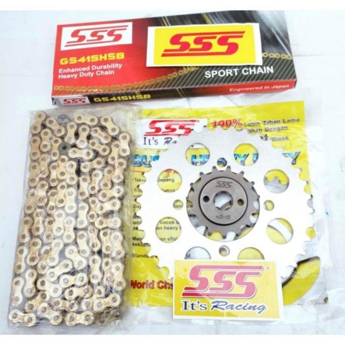 Gir Gear Set Gearset Sss 415 Satria Fu 150 Barong Fu New Full Sss
