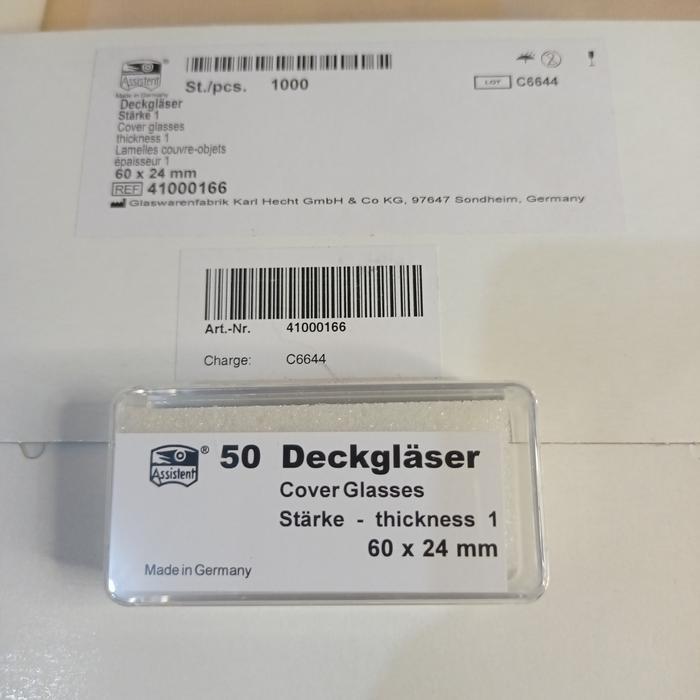 COVER GLASS DECK GLASS DEK KACA PENUTUP MIKROSKOP18, 20, 22, 24, 24X60