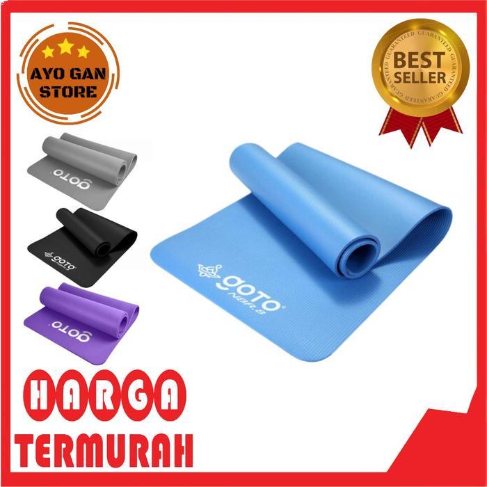 Goto Nbr Yoga Mat 8Mm Matras Olahraga Alas Senam Gym Tebal Anti Slip