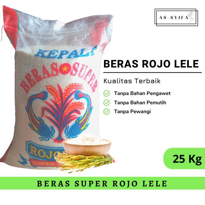 Beras Rojo Lele Super 25 KG - Beras Rojo Lele