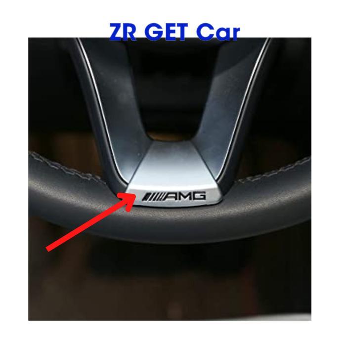 emblem steer AMG Mercedes benz W204 W212 W176 W246 Stir Bulat Silver
