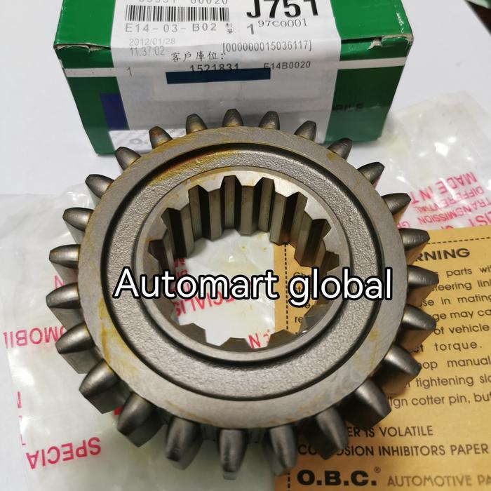 Speed Gear Gigi 1 Hardtop 2F 33331-60020 25X14T Asli Parts