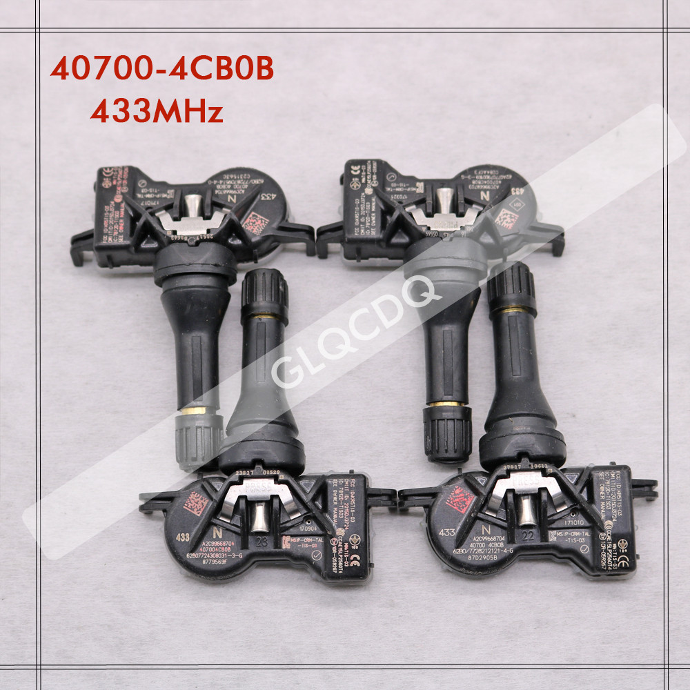 Tpms Sensor For 2018-2024 Nissan Micra Tire Pressure Sensor Tpms 433Mhz Tire Air Pressure