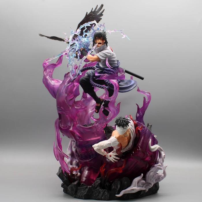 Terbaru Sasuke Susano Burning Wind Danzo Shimura 40cm Action Figure PVC D-YLSSBN Barang Berkualitas