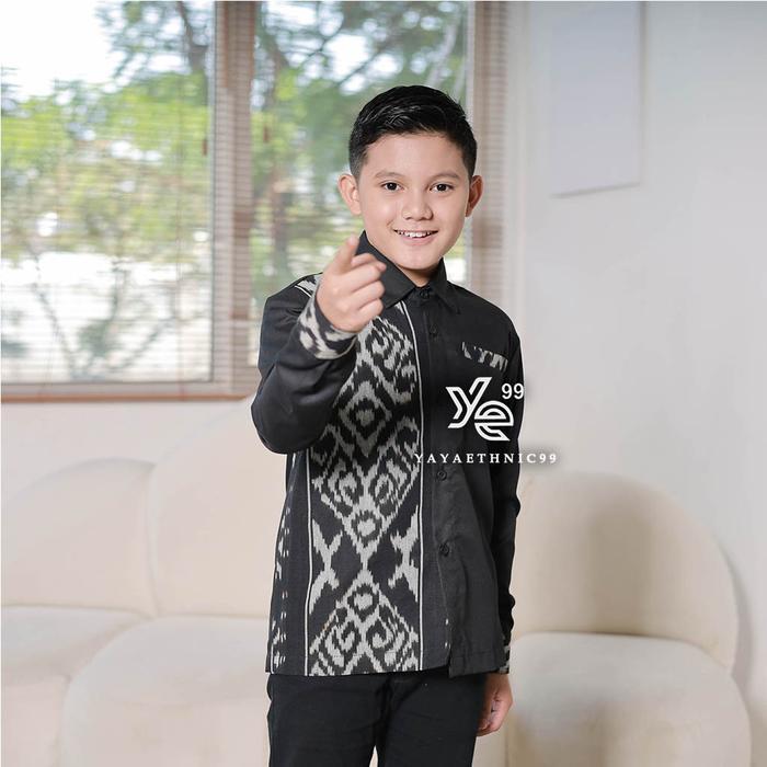 [Ready Stock] Set Couple Keluarga, Raya Dress Kemeja Tenun, Seragam Keluarga, Raya Dress Wanita, Set