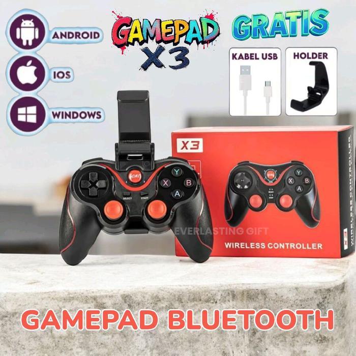 Best Seller Gamepad Bluetooth Controller X3 Joystick Termurah  Original