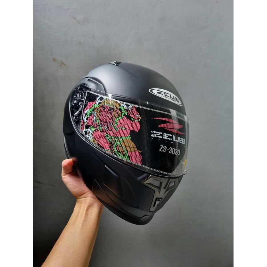 (CACAT) ZEUS 3020 MATT BLACK MODULAR HELMET