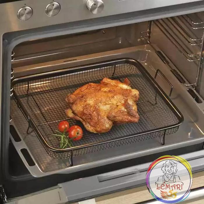 Saringan Baki Peniris Minyak Anti Karat Tirisan Makanan Steel