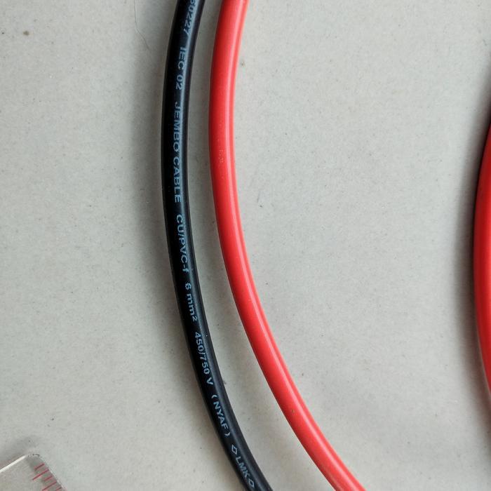 KABEL AKI SOLAR CELL 6MM X2, 5 METER NYAF ETERNA