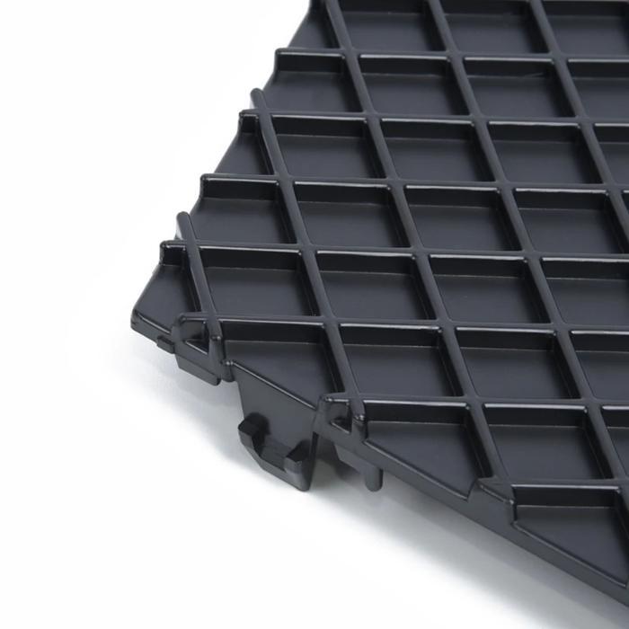 NEW CAR FRONT BUMPER LOWER MESH GRILLE PLATE TRIM COVER FOR BMW E60 E61 M BODY KIT 03-10 51117897184