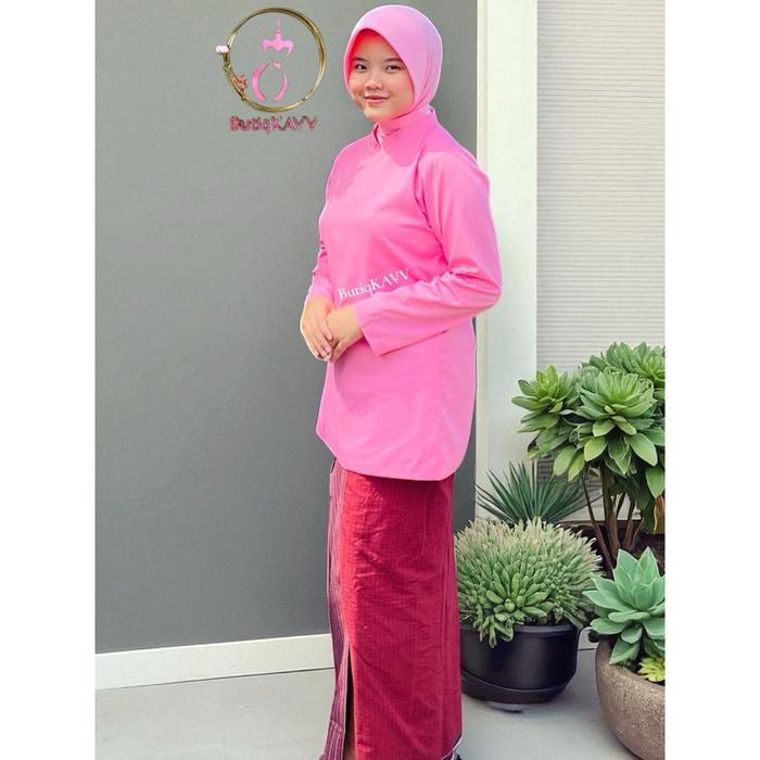 Terbaru PSR Bhayangkari Pink Muda Sudah Jadi (Kutubaru / Kurung) Size S-Jumbo