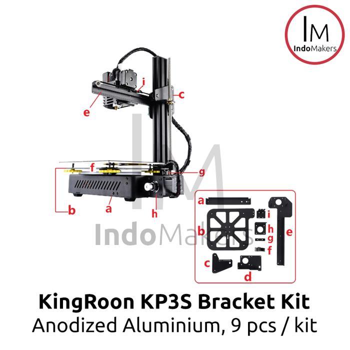 Kingroon 3D Printer KP3S Bracket Kit Anodized Aluminium Platform