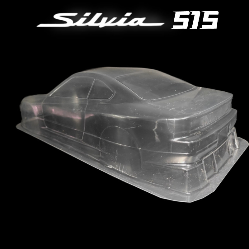 RC 1/10 Nismo Coppermix Silvia S15 PVC Bodyshell 260mm Wheelbase With Lampshade and Spoiler For 1/10