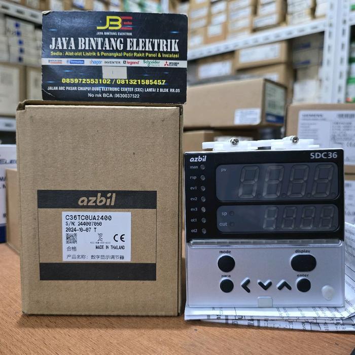 AZBIL SDC36 C36TC0UA2400 TEMPERATURE CONTROLLER ORIGINAL