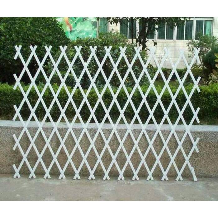 pagar tanaman/pagar putih/pagar hias/pagar daun/bunga hias/daun rambat