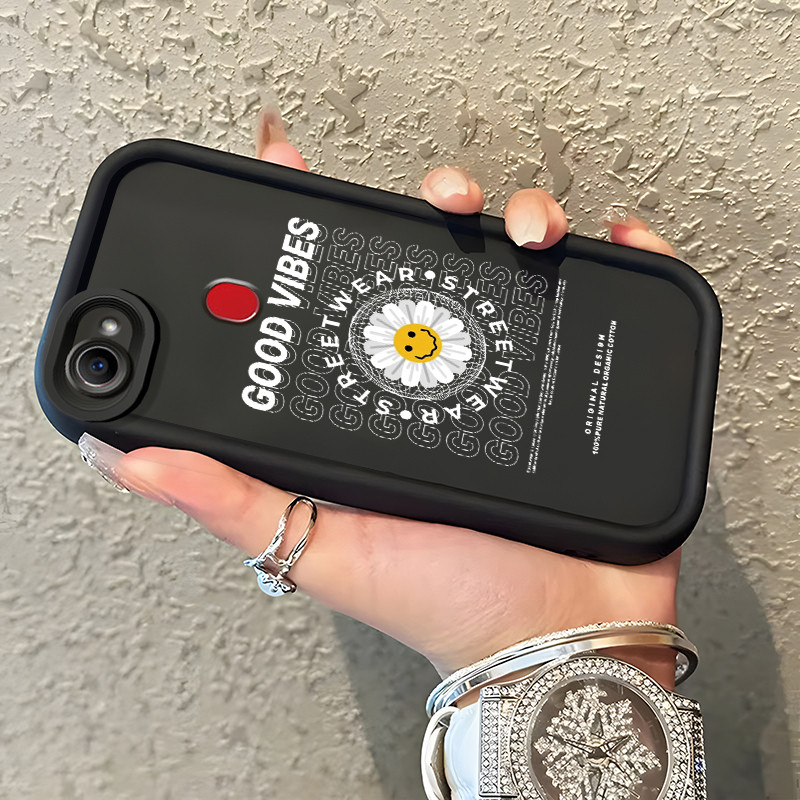 Casing Hp Untuk OPPO F5 F7 F5 Youth Case Bunga Daisy Kasing Softcase Ruang Kamera  melindungi Kesing