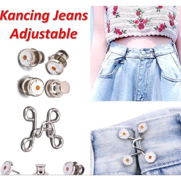 KANCING KAIT JEANS UNTUK CELANA KEBESARAN
