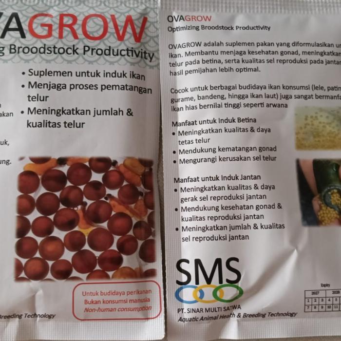 OVAGROW 100 GRAM / VITAMIN E UNTUK INDUKAN IKAN