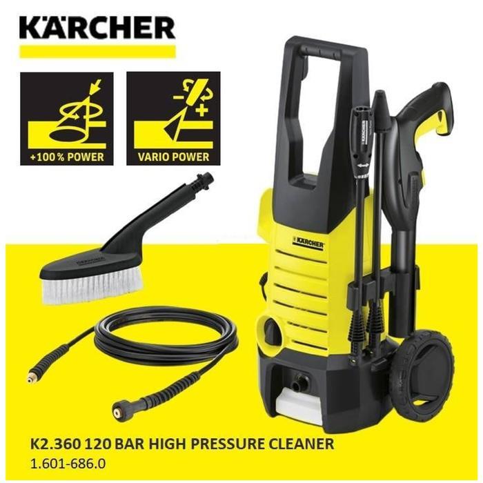 KARCHER K2 360 HIGH PRESSURE CLEANER PRESSURE WASHER K 2.360 - KARCHER HIGH PRESSURE CLEANER FLASH