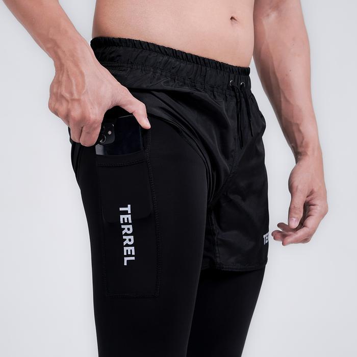 Terrel sportswear compression short active black Terrel sportswear Celana Training Pendek Pria