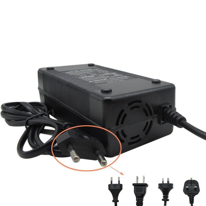 16S 60V Li Ion Charger 67.2V 2A 67.2 Volt Lithium Adapter T/Pc/Iec