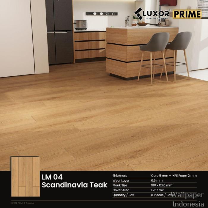 Lantai SPC Vinyl Klik - LUXOR PRIME - Click System Flooring - Plank