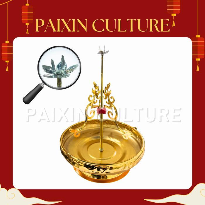 Tempat Bakar Tahio/ Dupa Lingkar / Hio lingkar Sembahyang Gambar Naga