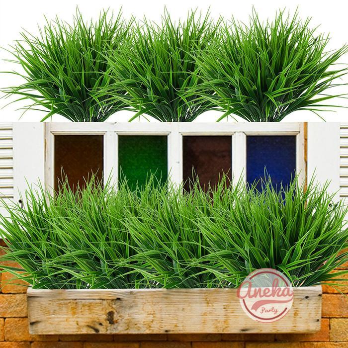 Rumput Sintetis / Rumput Palsu / Rumput Hias / Rumput Plastik Dekorasi / daun dekorasi