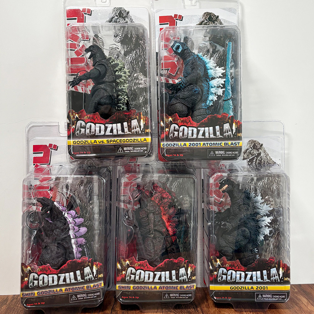 Neca Shin 2016 Godzilla Pvc 2001 Gojira Doll Decoration Collectible 1994 Dinosaur Monster El Toy